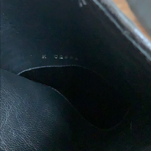 Chanel Black Knee High Riding Western Boots Shoes 36.5 - Picture 5 of 16